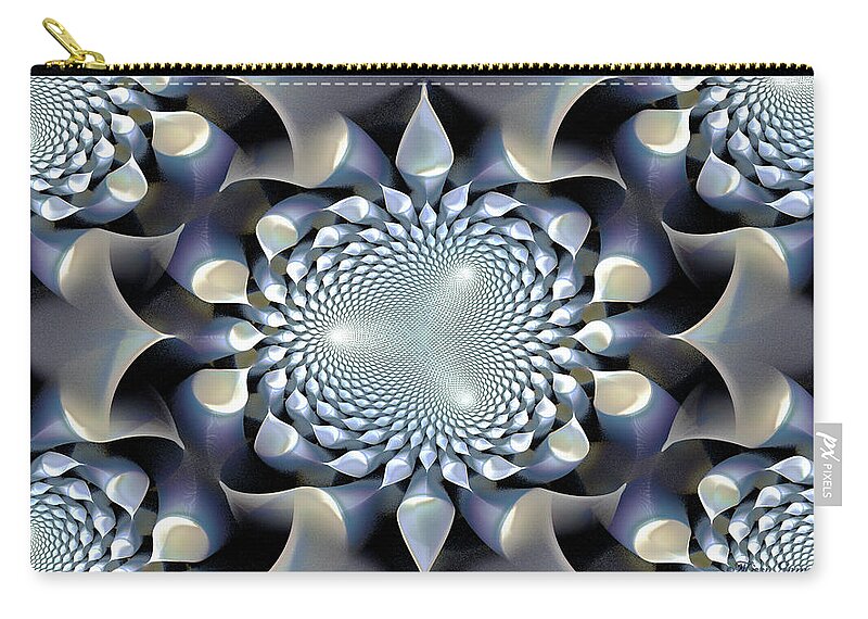 Haggai Zip Pouch featuring the digital art Haggai by Missy Gainer