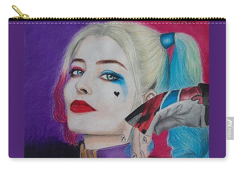 Harley Quinn Carry-all Pouch by Aleksandra Kremic - Pixels