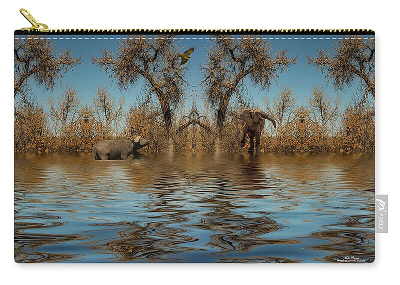 Nature Zip Pouch featuring the photograph Harmony In Nature by Mike Braun
