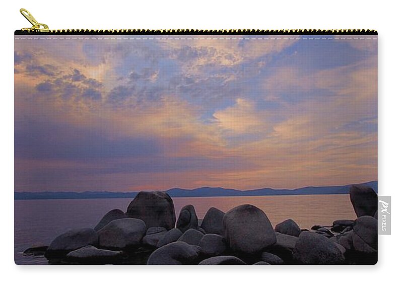Lake Tahoe Zip Pouch featuring the photograph Healing Prayers by Sean Sarsfield