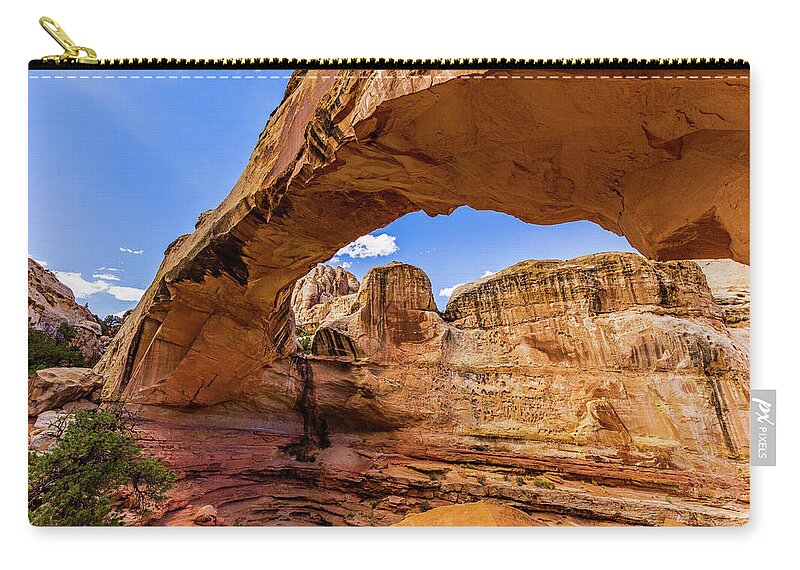 America Zip Pouch featuring the photograph Hickman from the West by ProPeak Photography