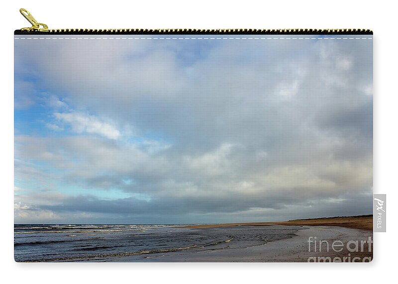 Holme Next The Sea Zip Pouch featuring the photograph Holme-next-the-Sea by John Edwards