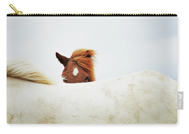 Animal Themes Carry-all Pouch featuring the photograph Horses by Markus Renner