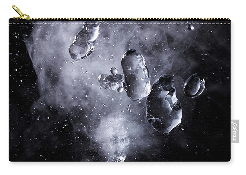 Event Zip Pouch featuring the photograph Hot Water Dance by Sandsun