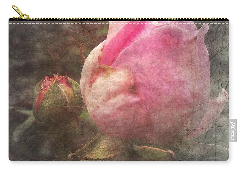 Rose Zip Pouch featuring the digital art I Get A Kick Out Of You by Paul Lovering