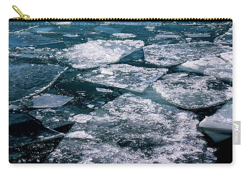 Ice Zip Pouch featuring the photograph Ice by Stuart Manning