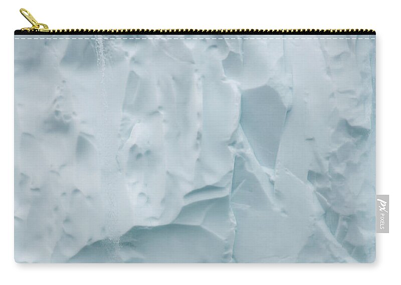 Arctic Zip Pouch featuring the photograph Iceberg #5 by Minnie Gallman
