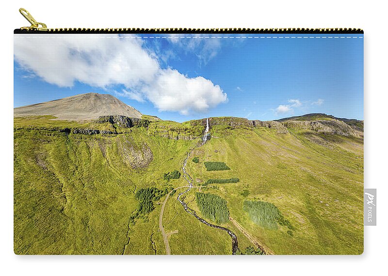 David Letts Carry-all Pouch featuring the photograph Iceland Volcano by David Letts