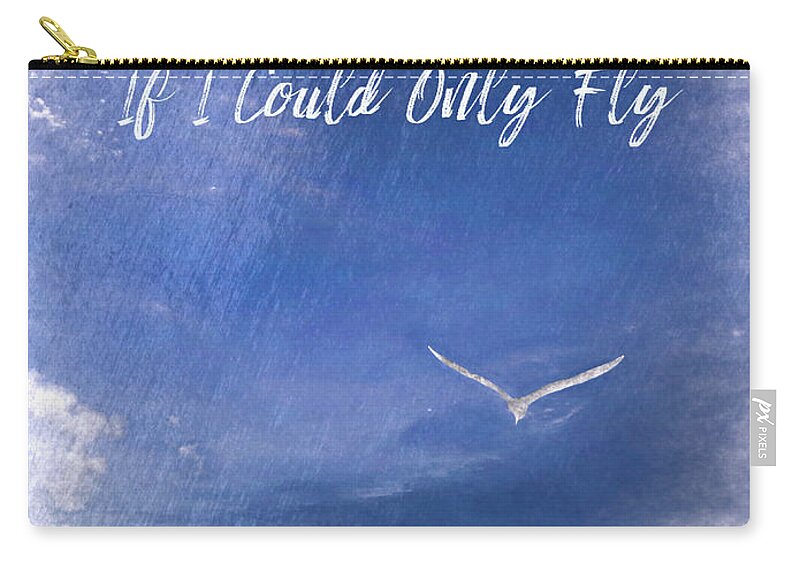  Carry-all Pouch featuring the photograph If I Could Only Fly by Jack Wilson