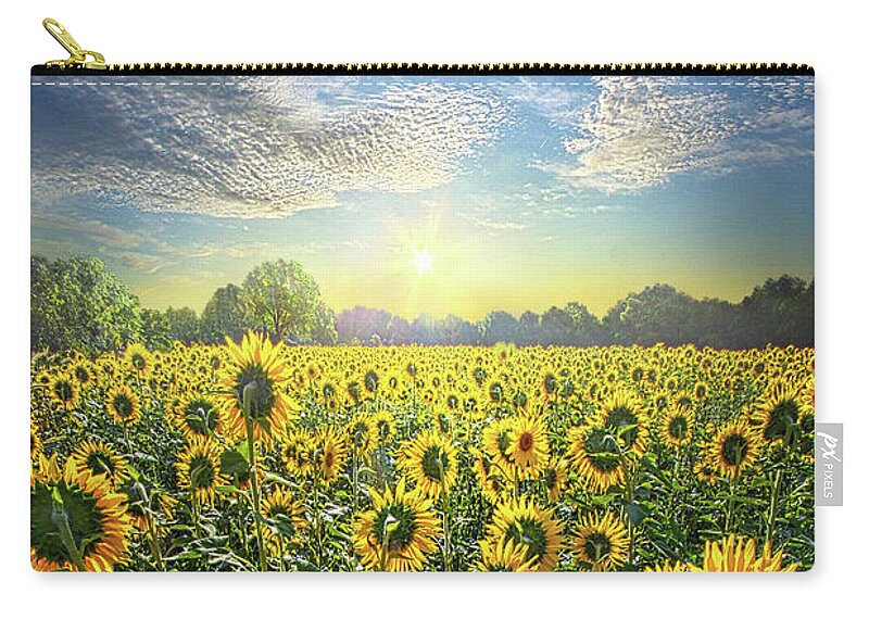 Life Zip Pouch featuring the photograph In Autumn Beauty Stood by Phil Koch