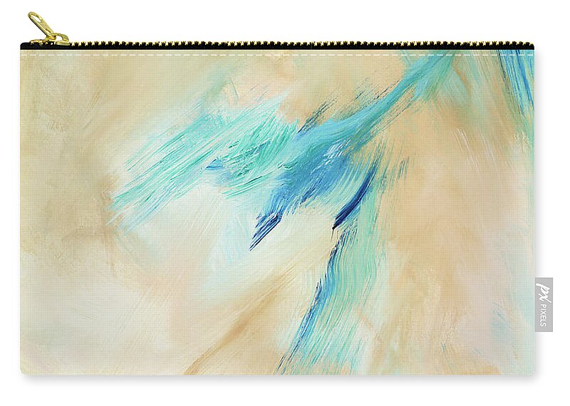 Flight Zip Pouch featuring the painting In Flight 90 by Joe Loffredo