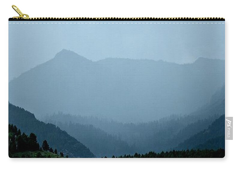 Rain Zip Pouch featuring the photograph In the Mist by Dorrene BrownButterfield