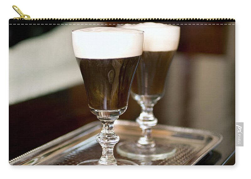 Nightcap Zip Pouch featuring the photograph Irish Coffee by Sf foodphoto