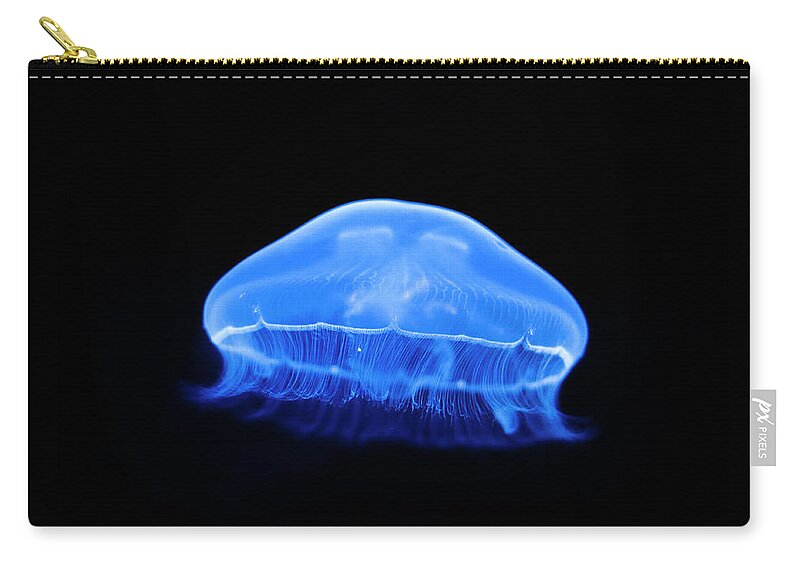 Underwater Zip Pouch featuring the photograph Jellyfish by David Cornejo