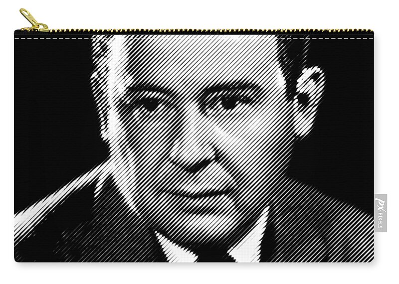 Famous Carry-all Pouch featuring the digital art John von Neumann by Cu Biz