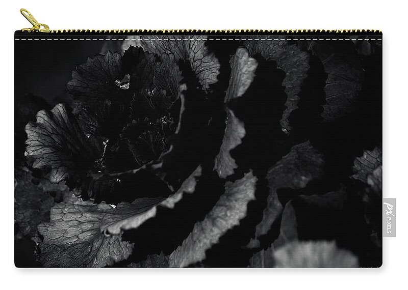 Photograph Zip Pouch featuring the photograph JULIE's Photo Monochrome-314 by Angel Julie