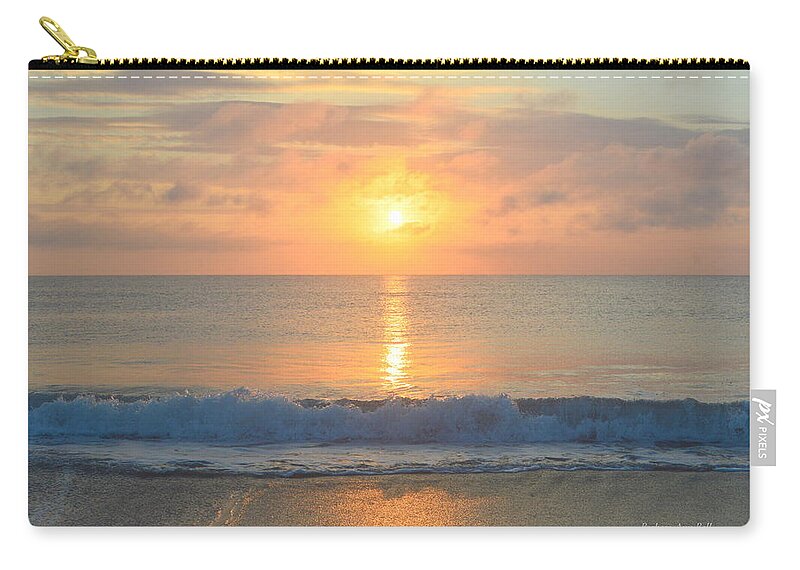 Obx Sunrise Zip Pouch featuring the photograph July 11, 2019 Sunrise by Barbara Ann Bell