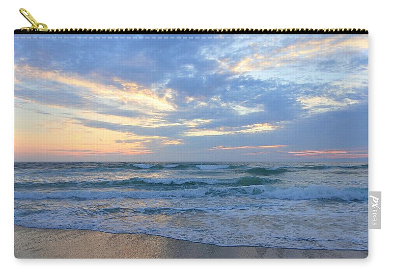 Obx Sunrise Zip Pouch featuring the photograph July 27 2019 Sunrise by Barbara Ann Bell