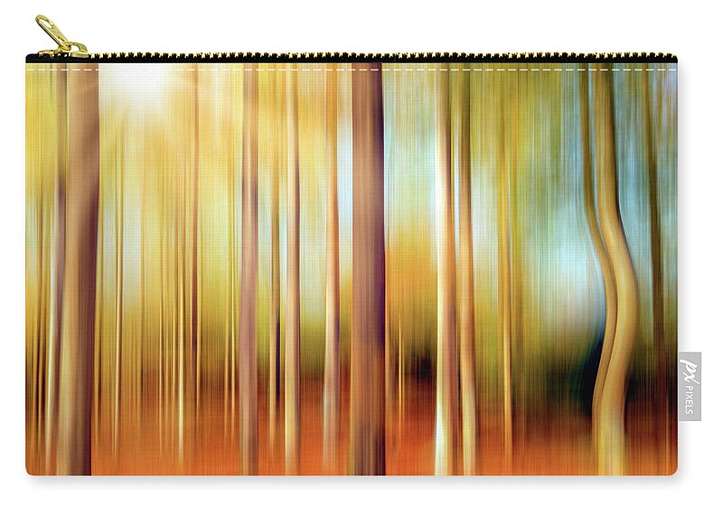 Forest Carry-all Pouch featuring the photograph Just a Ripple by Philippe Sainte-Laudy