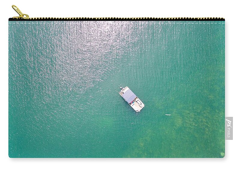 Keuka Lake Zip Pouch featuring the photograph Keuka Lake Boating by Anthony Giammarino