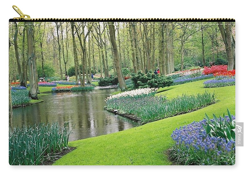  Carry-all Pouch featuring the photograph Keukenhof Gardens by Susie Rieple