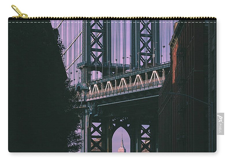 Manhattan Carry-all Pouch featuring the photograph Keyhole by Peter Hull