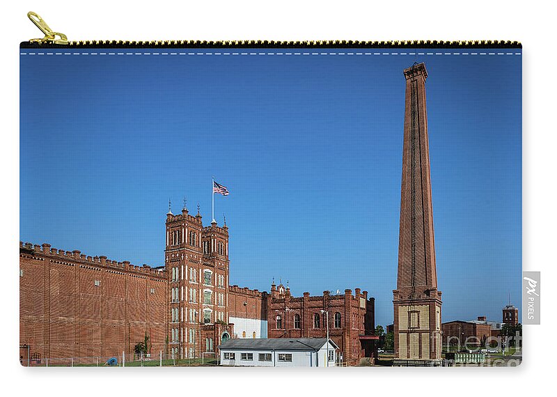 King Mill - Augusta Ga 2 Zip Pouch featuring the photograph King Mill - Augusta GA 2 by Sanjeev Singhal