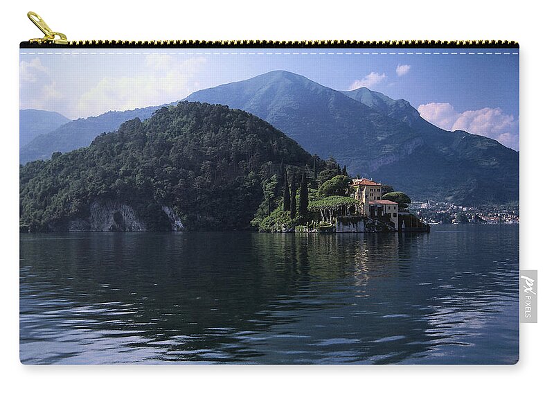 Scenics Zip Pouch featuring the photograph Lake Como, Italy by Image Ideas
