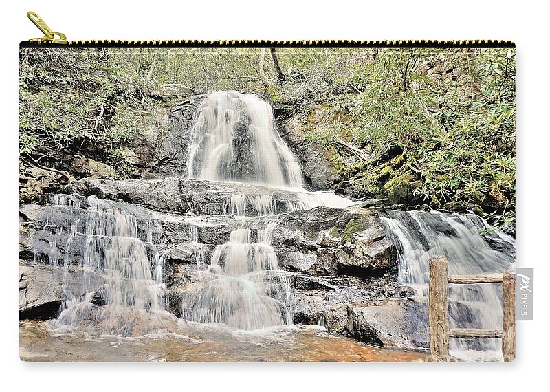 Waterfalls Carry-all Pouch featuring the photograph Laurel Falls by Merle Grenz