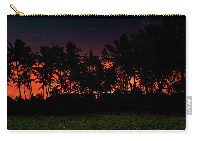 Lava Zip Pouch featuring the photograph Lava glow by William Dickman