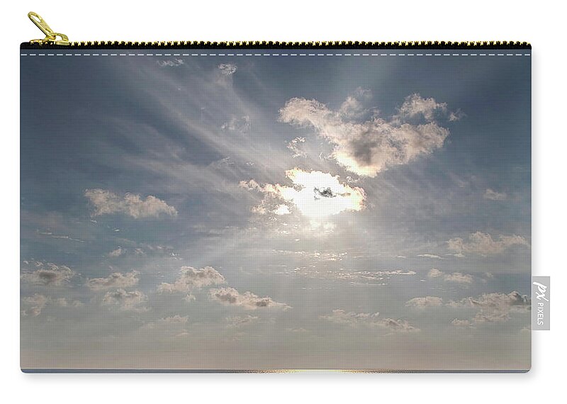 Endre Zip Pouch featuring the photograph Lebanon Border Sunset by Endre Balogh