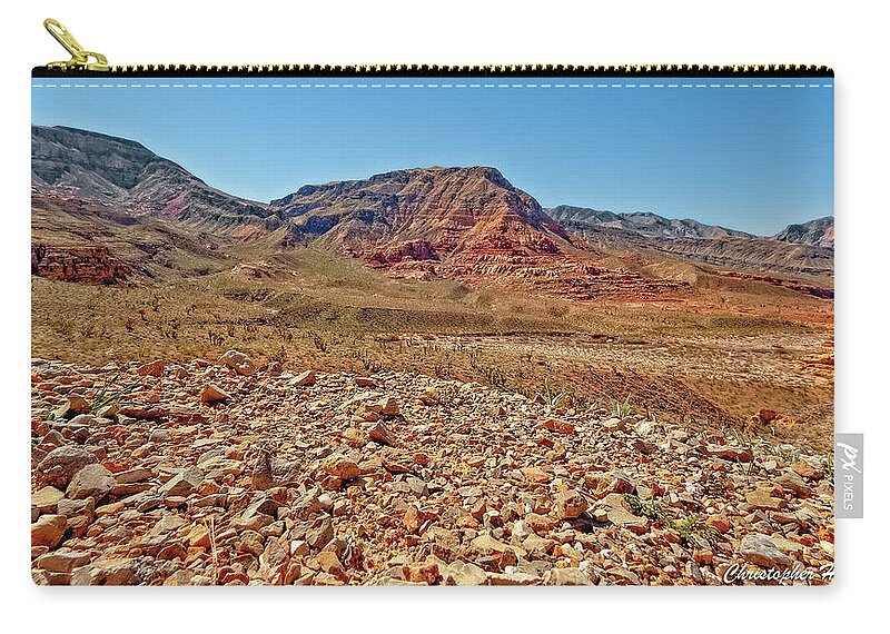 Utah Zip Pouch featuring the photograph Little Rocks to Big Rocks by Christopher Holmes