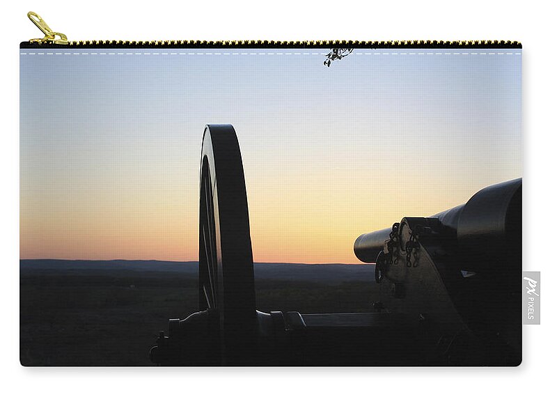 Little Round Top Zip Pouch featuring the photograph Little Round Top by Nunweiler Photography