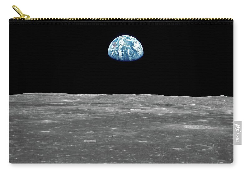 Apollo Zip Pouch featuring the photograph Look Homeward, Angel by Eric Glaser