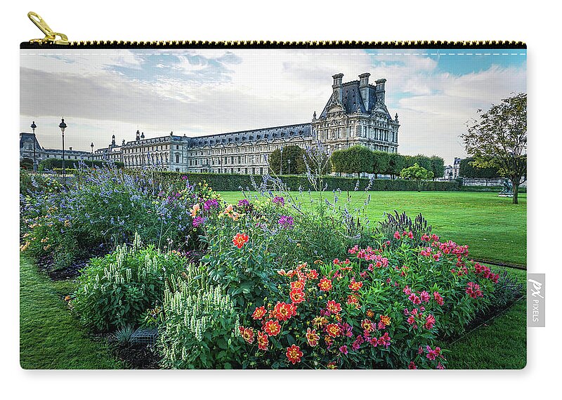 Louvre Zip Pouch featuring the photograph Louvre by Jim Mathis
