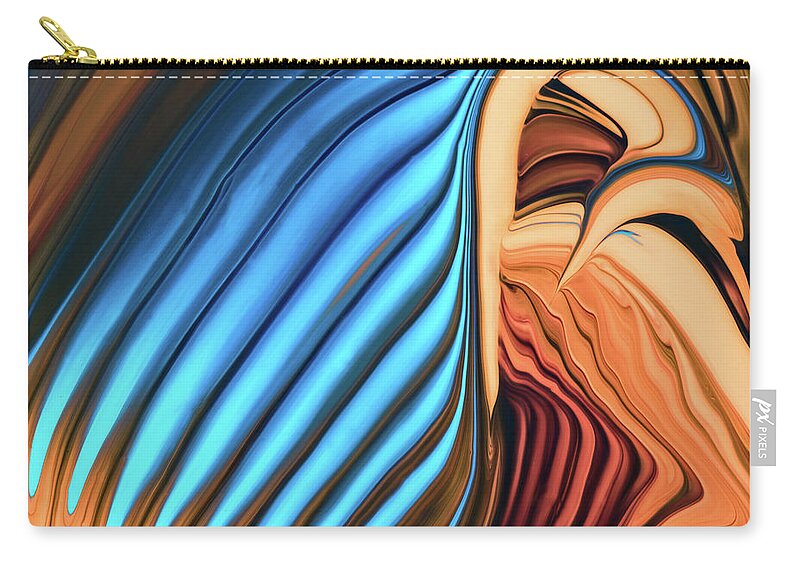 Abstract Zip Pouch featuring the photograph Love Birds by Patti Schulze