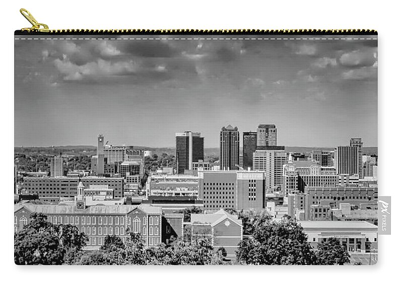Alabama Zip Pouch featuring the photograph Magic City Skyline by Ken Johnson