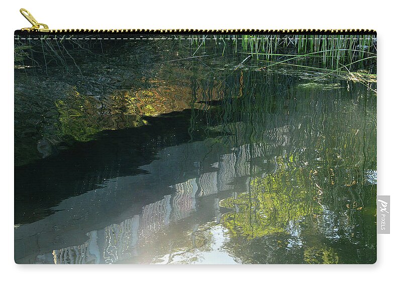 Pond Zip Pouch featuring the photograph Magic Light by Donna Blackhall