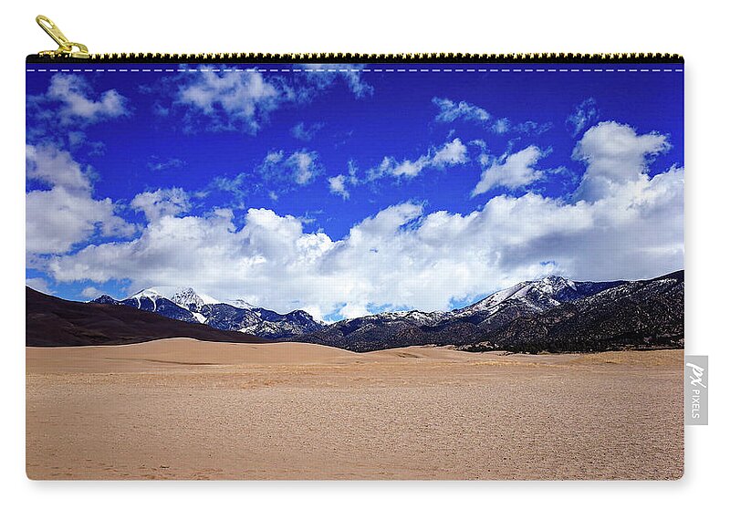 America Zip Pouch featuring the photograph Majestic Colorado Mountain Range by Kate McTavish