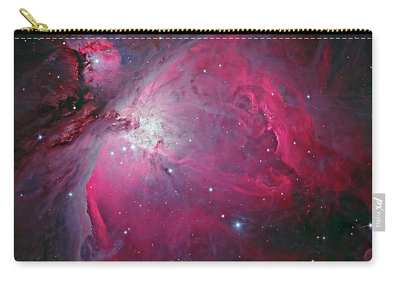 Dust Zip Pouch featuring the photograph Messier 42, The Orion Nebula by Bob Fera/stocktrek Images