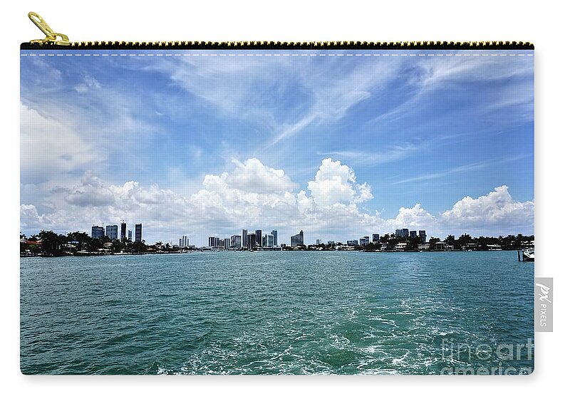 Miami Zip Pouch featuring the photograph Miami6 by Merle Grenz