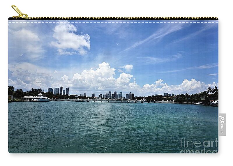 Miami Zip Pouch featuring the photograph Miami7 by Merle Grenz
