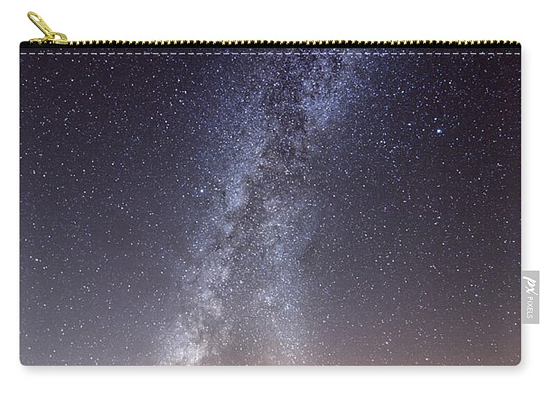Scenics Zip Pouch featuring the photograph Milky Way by Inigo Cia