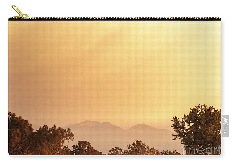 Natanson Zip Pouch featuring the photograph Misty Mountain Morning by Steven Natanson