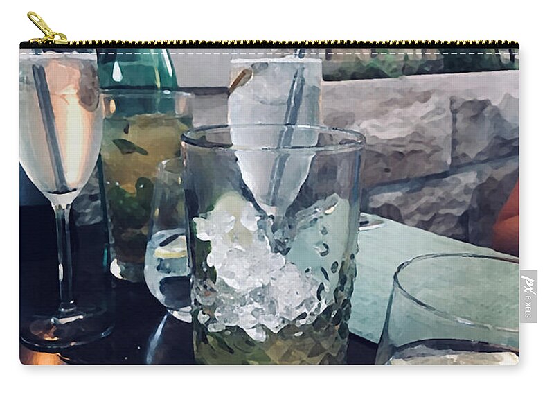 Mojitos Zip Pouch featuring the photograph Mojito by Tom Johnson