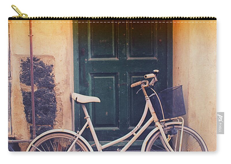 Bikes Carry-all Pouch featuring the photograph Monterosso 3 by Becqi Sherman