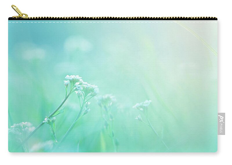 Grass Zip Pouch featuring the photograph Morning by Jeja