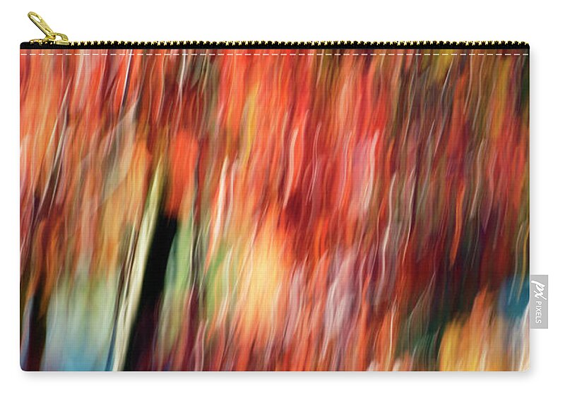 D5-m-0198-c Zip Pouch featuring the photograph Motion Series - 198-c by Paul W Faust - Impressions of Light