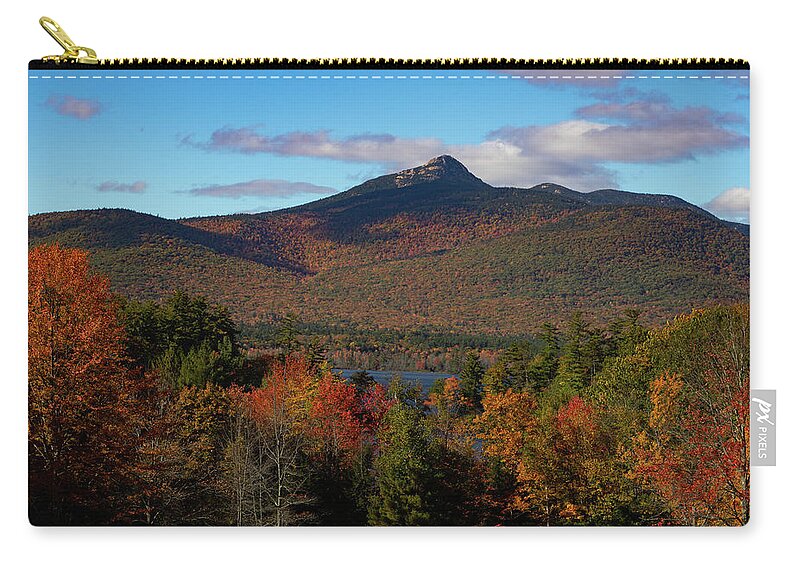 Chocorua Fall Colors Zip Pouch featuring the photograph Mount Chocorua New Hampshire by Jeff Folger