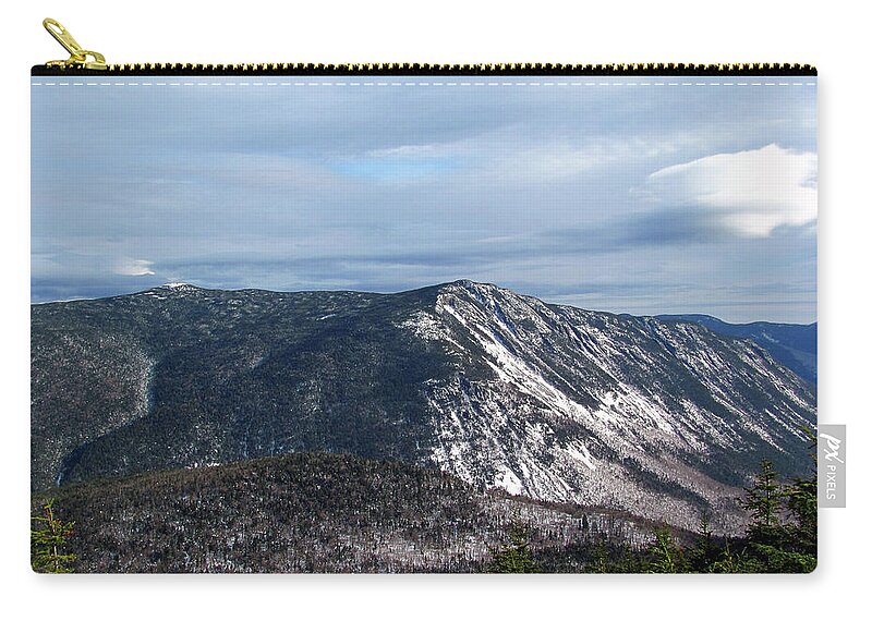 Jackson Zip Pouch featuring the photograph Mts Jackson and Webster by Rockybranch Dreams